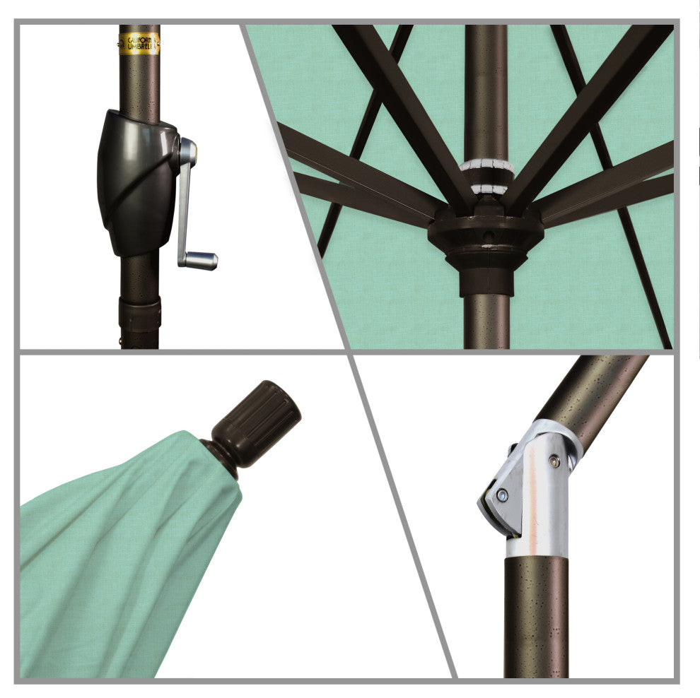 Aluminum Outdoor Umbrella, Spectrum Mist