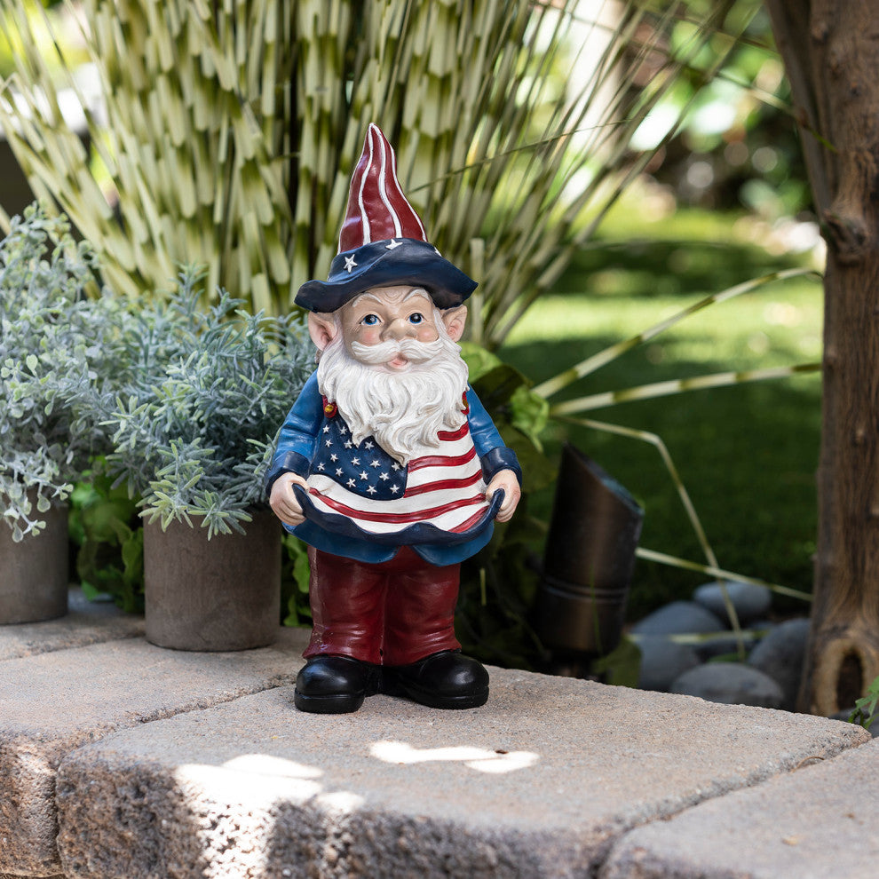 Americana Gnome With Apron, Small, 12"