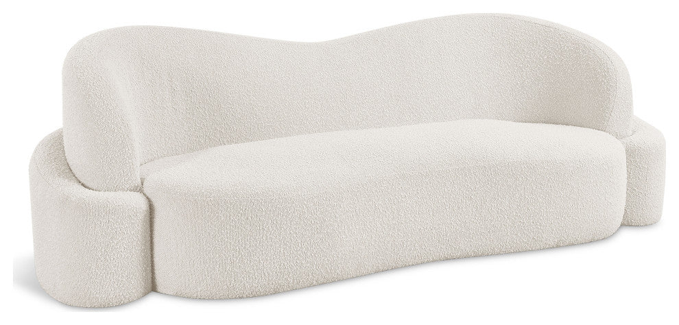 Principessa Boucle Fabric Chair, Cream, Sofa
