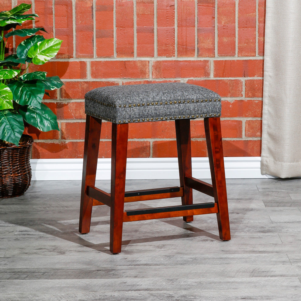 DTY Indoor Living Grand Lake 24" Backless Counter Stool