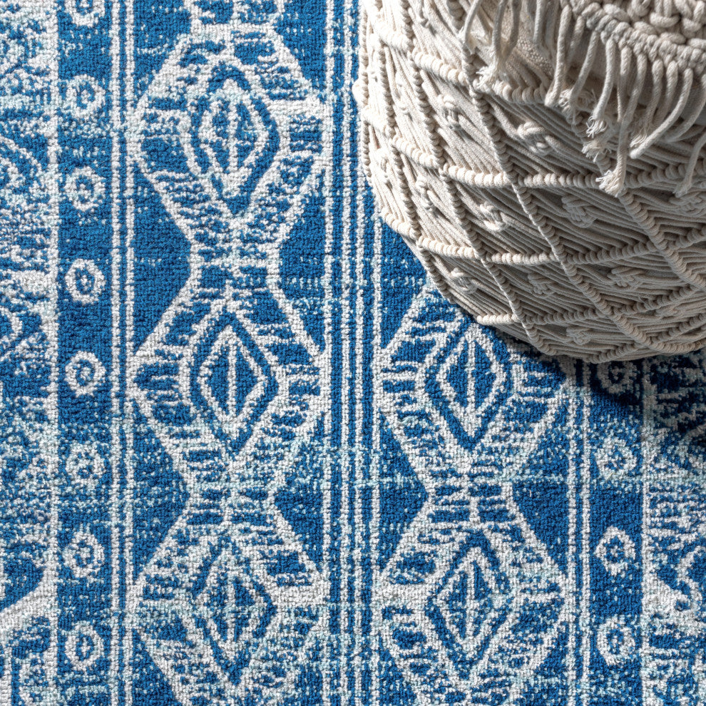 Moroccan HYPE Boho Vintage Tribal Area Rug, 5 X 8