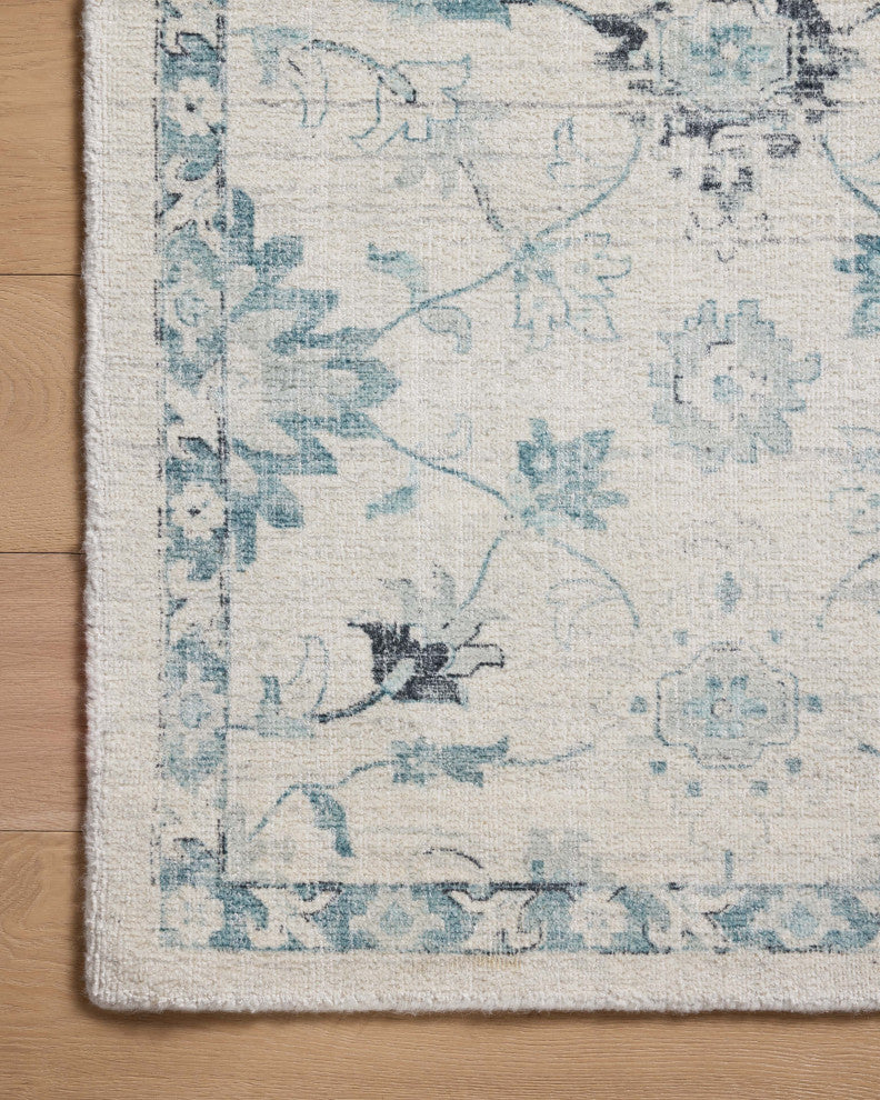 Loloi Marcella Blue / Ivory 2'-0" x 3'-0" Accent Rug