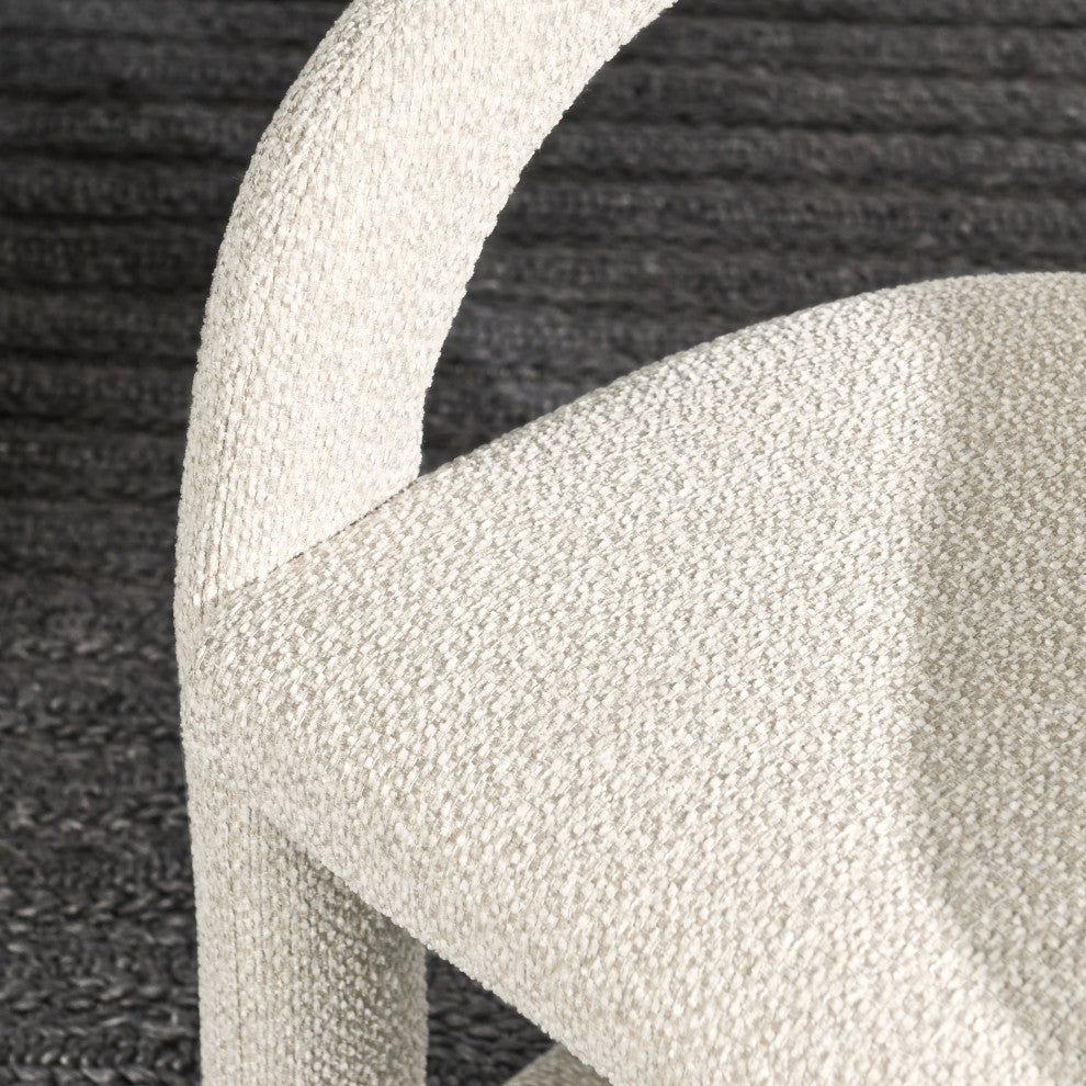 Archie Dining Chair, Ivory