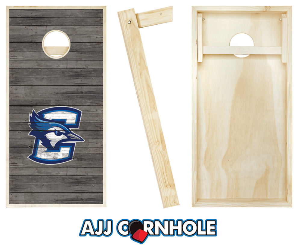 Creighton Distressed Cornhole Set