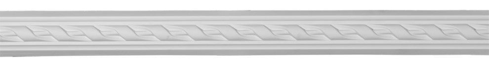 2"H x 3/4"P x 94 1/2"L Valeriano Ribbon Panel Moulding