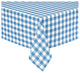 Buffalo Navy Checkered 100% Cotton Table Cloth, 52"x52"