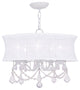 Newcastle Chandelier, White