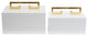 Avondale Boxes, White , Set of 2