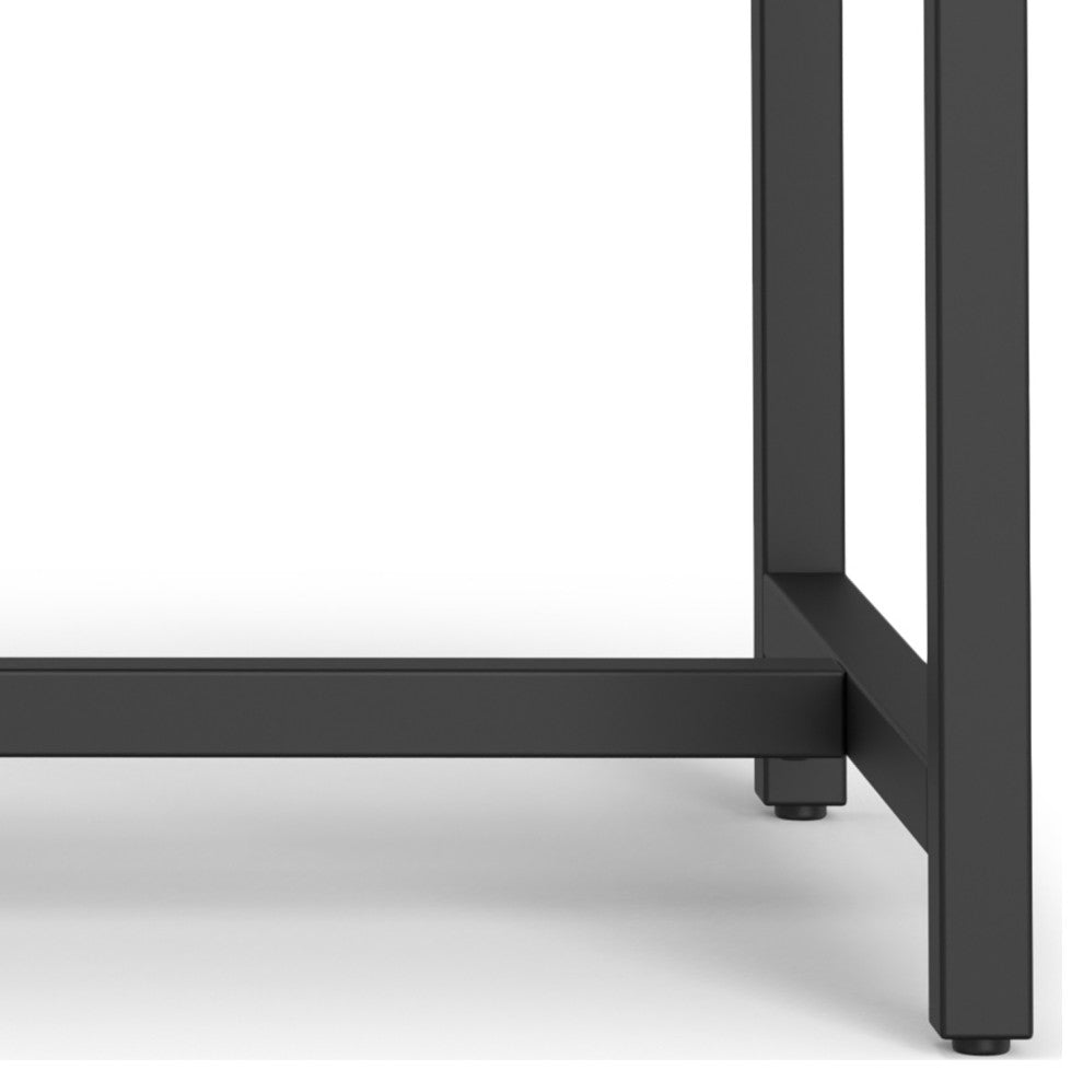 Banting Solid Hardwood Mid Century Small Desk, Walnut Brown