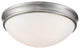 Millennium Lighting Flushmount, Brushed Nickel