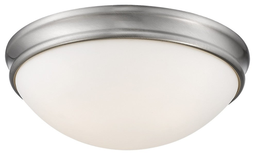 Millennium Lighting Flushmount, Brushed Nickel