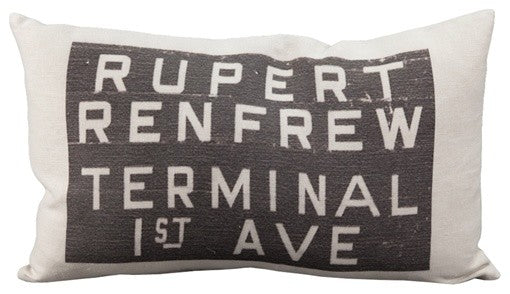 Pillow Decor - Rupert Bus Scroll Throw Pillow