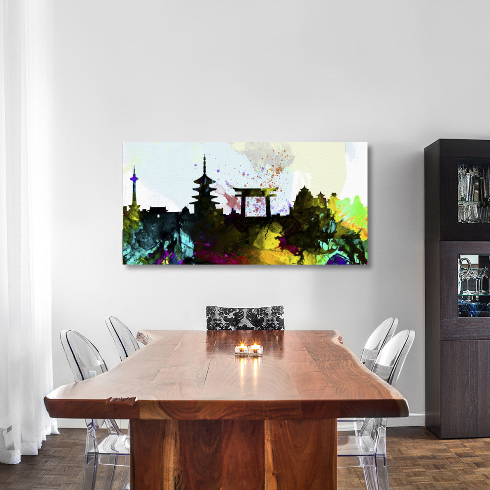 "Kyoto City Skyline" Fine Art Print