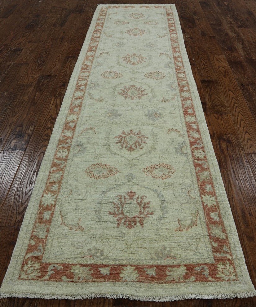 Traditional Floral Chobi Peshawar Runner 3'x10', MC603