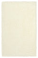 Cozy Shag Machine Woven Rectangle Rug, Cream, 2'6"x8' Runner