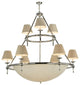 60W Messina 2 Tier Chandelier