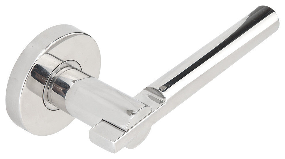 RA251 Sequoia Lever, Half Passage, LH, Polished Stainless Steel, 2-3/8" Backset