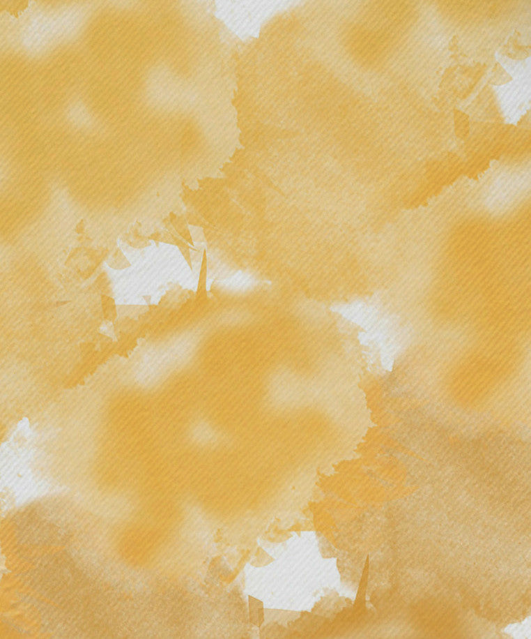 Beach Clouds, Geometric Print Napkin, Set of 4, Yellow