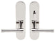Champagne Lever, Tubular Passage With Privacy Bolt, RH, Polished Stainless Steel