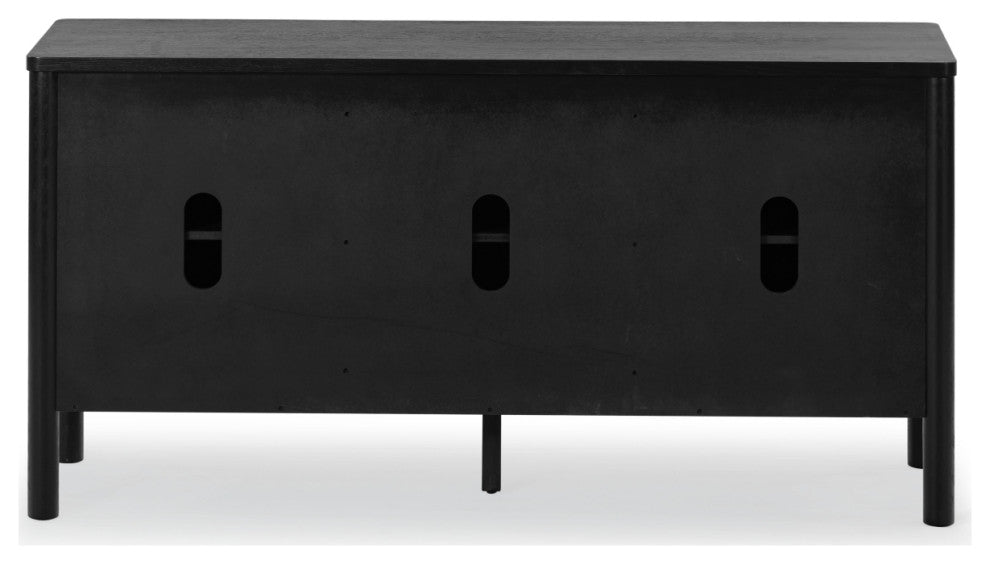 Safavieh Couture Jaylessa Wood 3 Door Sideboard, Black