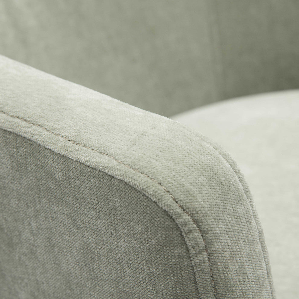 Kristen Rolling Desk Chair, Green