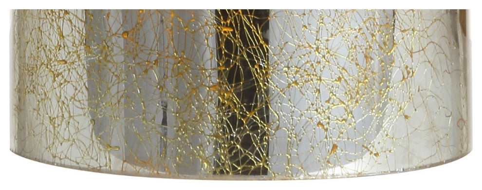 Gemma 19" Glass Bell Led Table Lamp, Gold