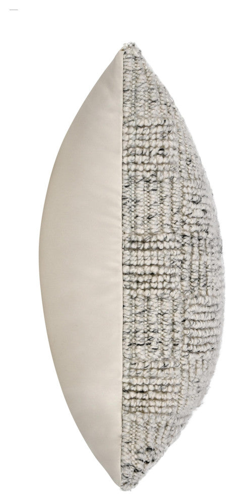 Shades Recycled Fabric Fabric Throw Pillow by Kosas Home, Ivory, 22x22