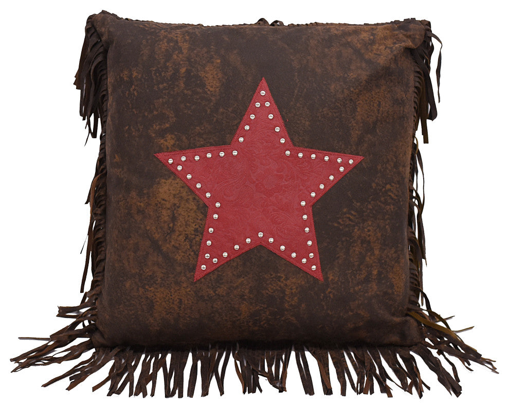 Cheyenne Star Pillow, Red