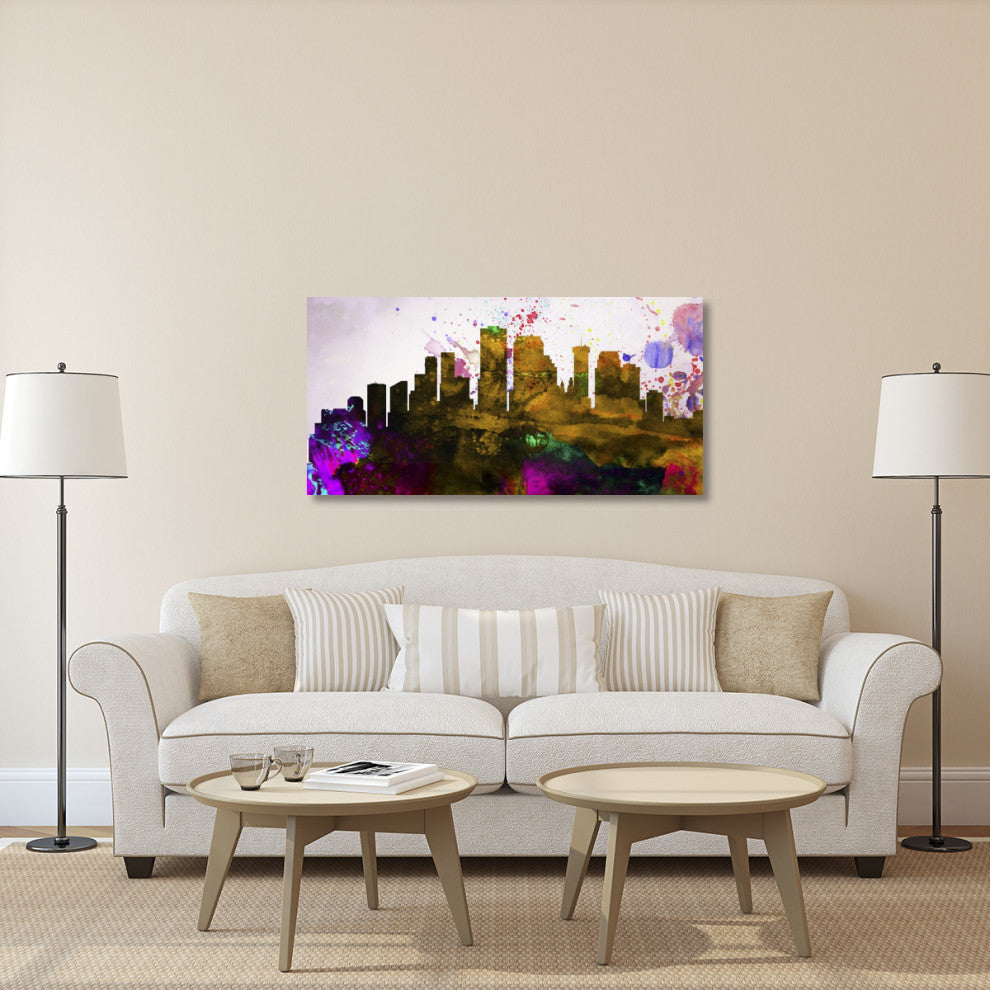 "New Orleans City Skyline" Fine Art Print
