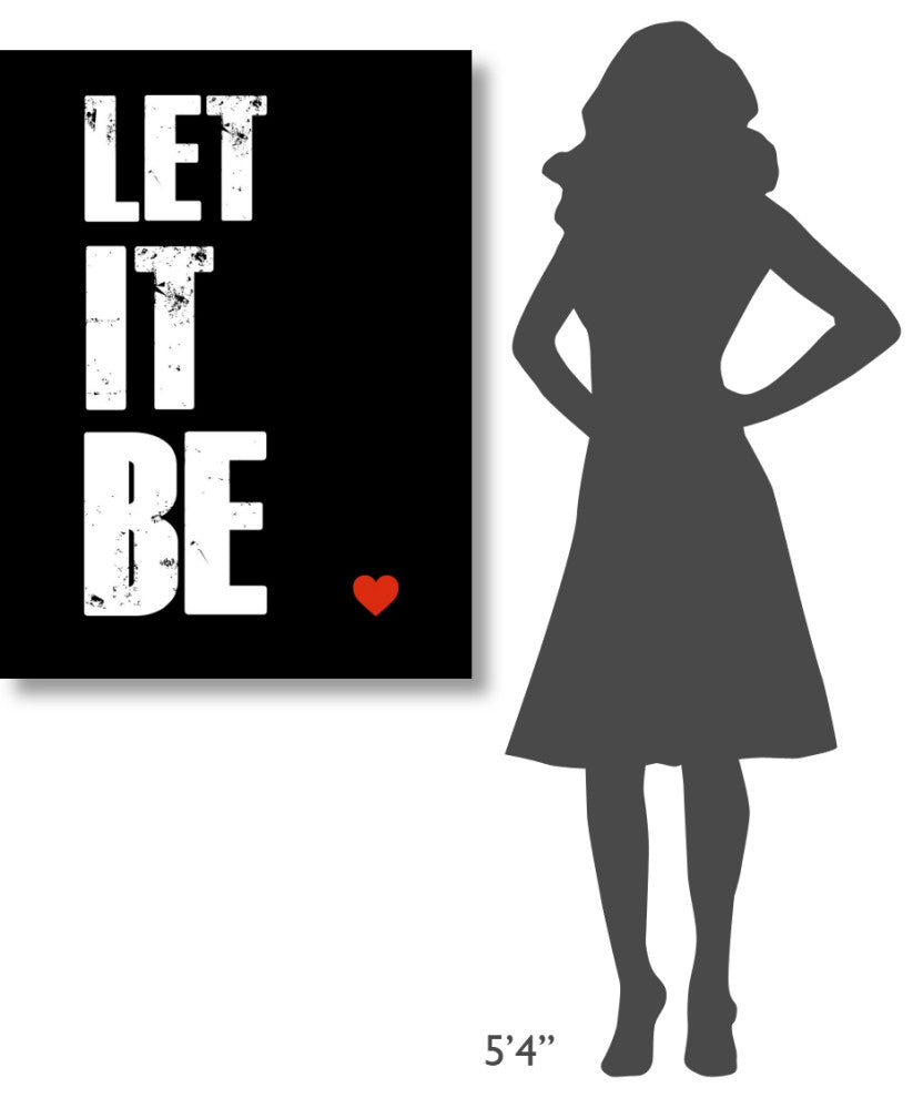 "Let It Be" Poster Fine Art Print