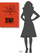 "BWI Baltimore Airport Orange" Fine Art Print