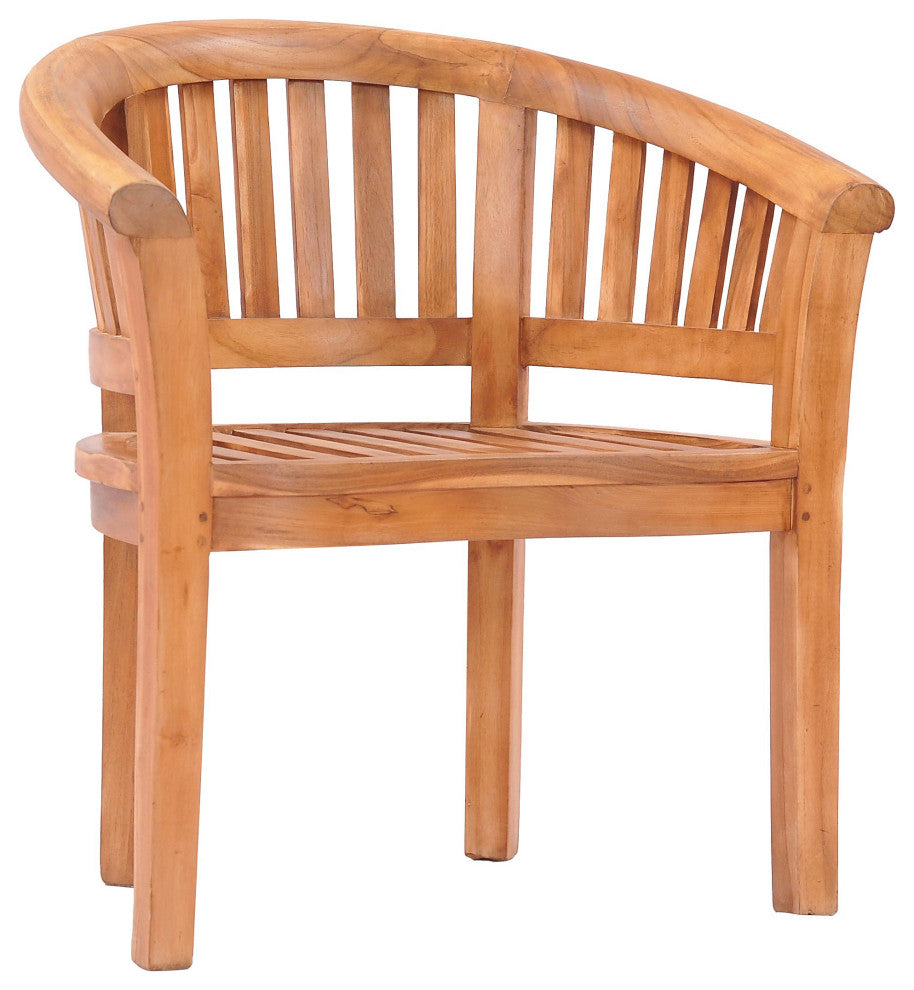 Teak Wood Peanut Indoor/Outdoor Chair made from Solid A-Grade Teak Wood