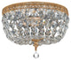 Elight Design Crystal 10" wide Brass Ceiling Mount