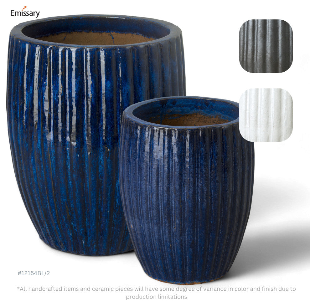 Ridges Planter, Blue 16x20