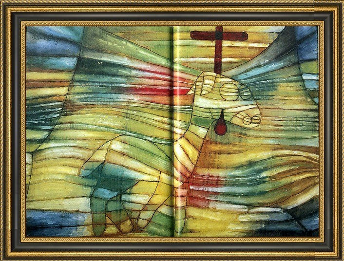 Paul Klee The Lamb - 18" x 27" Framed Premium Canvas Print