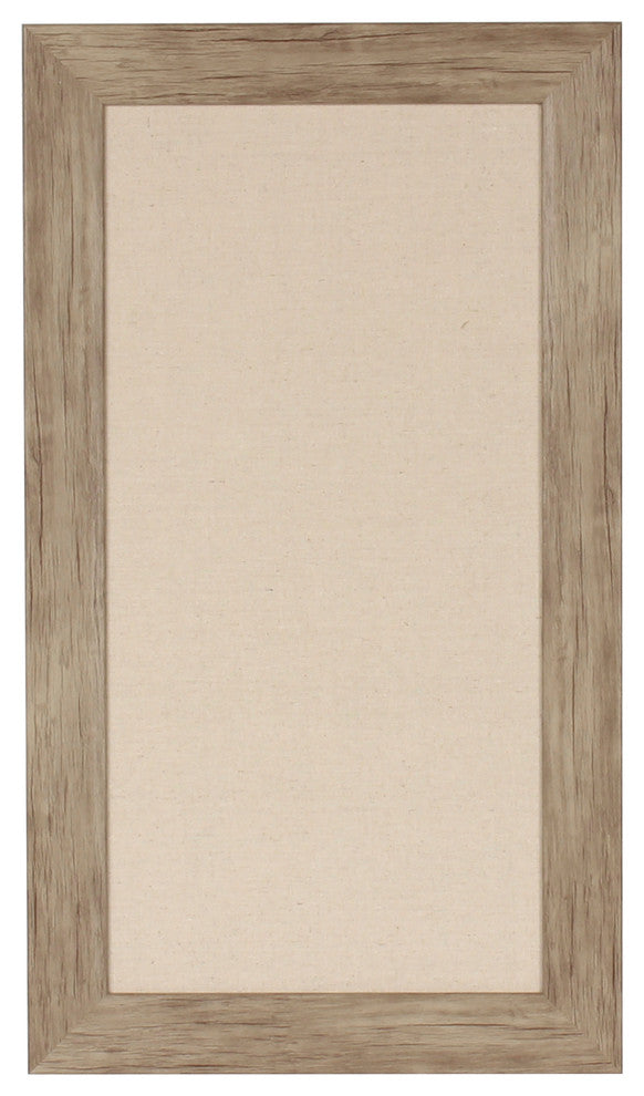 Beatrice Rustic Brown Framed Fabric Pinboard