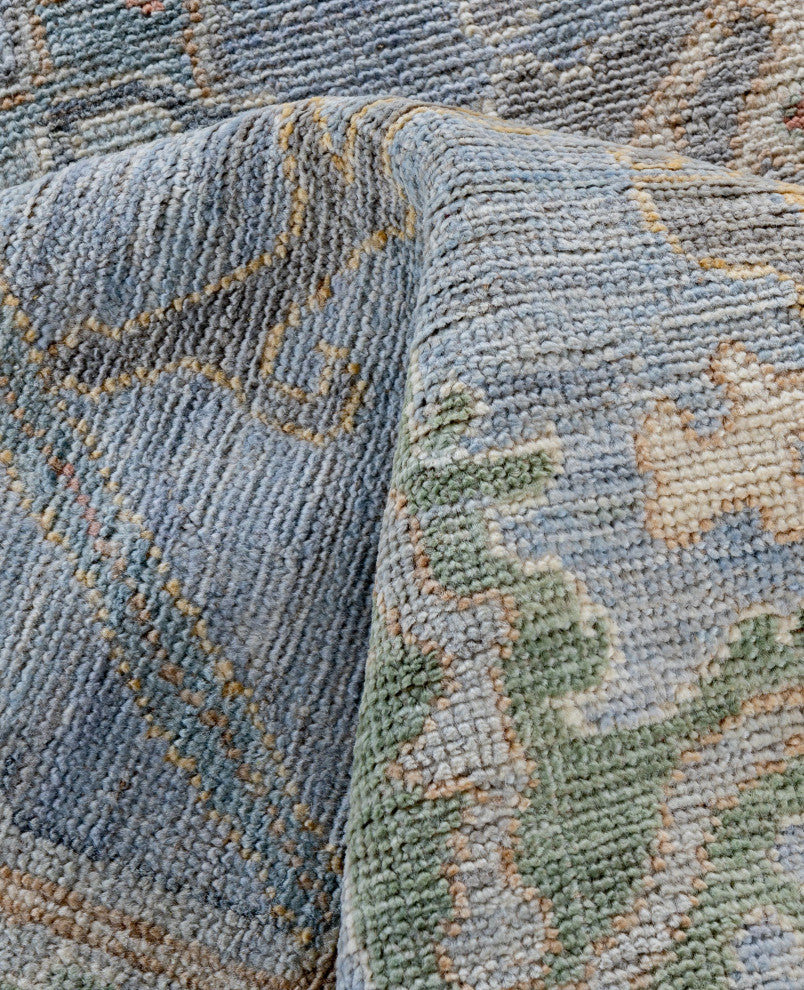 Oushak One-of-a-Kind Hand-Knotted Area Rug Gray, 8'1" x 10'3"