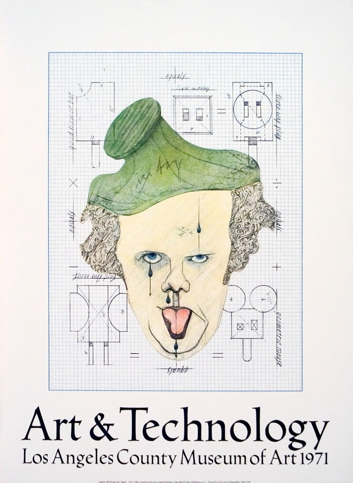 Claes Oldenburg, Symbolic Self-Portrait With "Equals", 1971