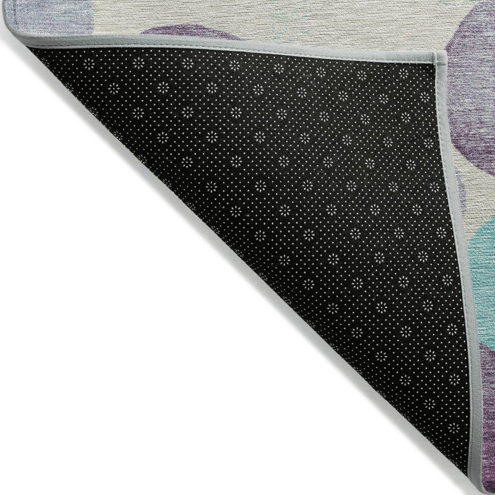 Machine Washable Indoor/Outdoor Chantille ACN1898 Plum 9' x 12' Rug