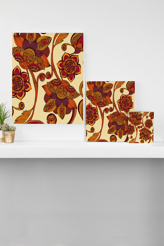 Deny Designs Valentina Ramos Boho Flowers Art Canvas