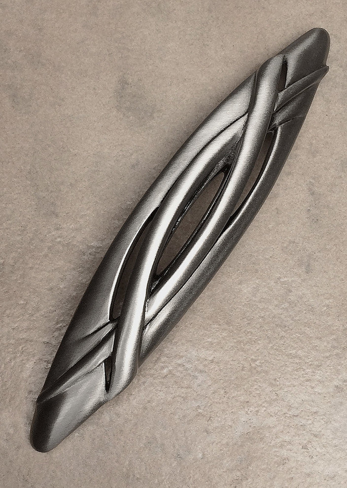 Woven Reeds Deco Pull, Antique Bronze