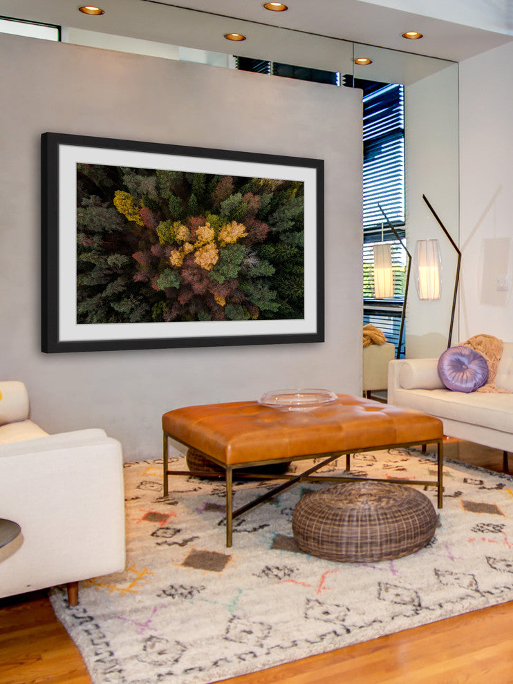 "Luscious Flora" Framed Painting Print by Karolis Janulis