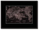 World Vintage Vivid Sepia Map Canvas, 16"x21"