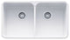 Franke Manor House Drop-In Fireclay Kitchen Sink, White