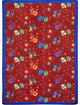 Playful Patterns Rug, Scribbles, 5'4"x7'8", Red