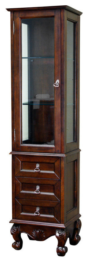 Bevington 18" Linen Cabinet, Walnut