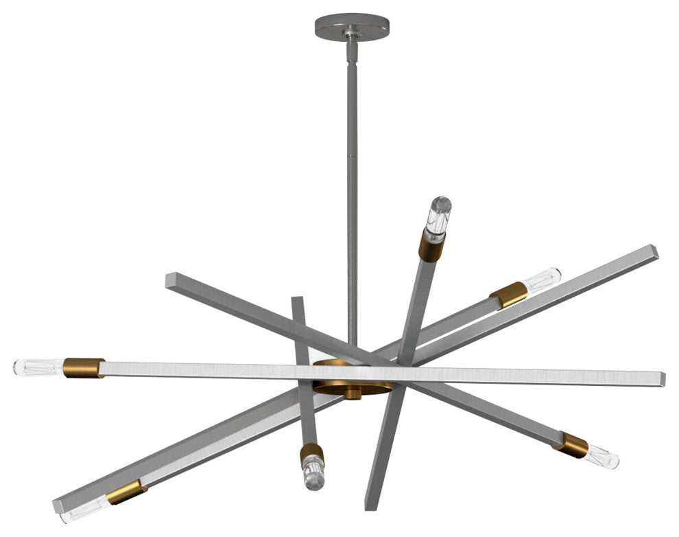 Hinkley Archer Large Adjustable Single Tier, Brushed Nickel