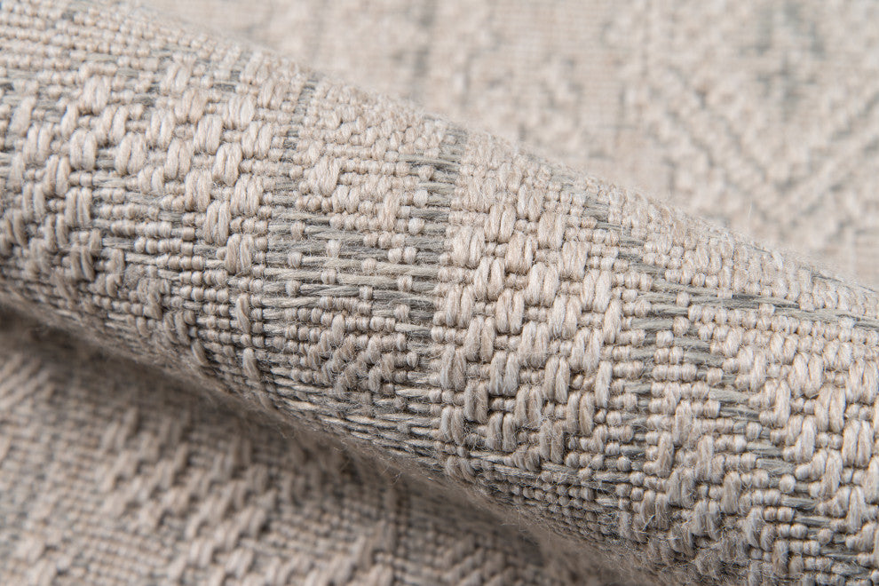 Erin Gates by Momeni Downeast Boothbay Kitchen Mat, Gray, 6'7"x9'6"