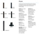 Progress Lighting 1-9W LED Post Lantern, Antique Bronze