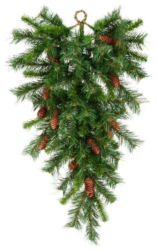 Vickerman A801007 30" Cheyenne Artificial Christmas Teardrop, Unlit